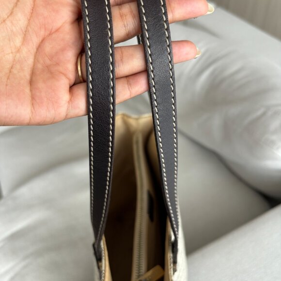 Celine White and Black Geometric Tote Bag - Picture 11 of 11